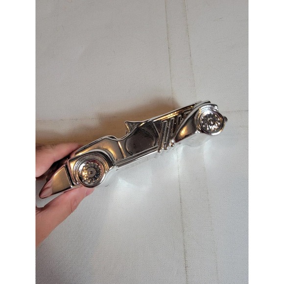 Vintage Avon Wild Country After Shave Studebaker Silver Duesenberg Decanter - Picture 5 of 6